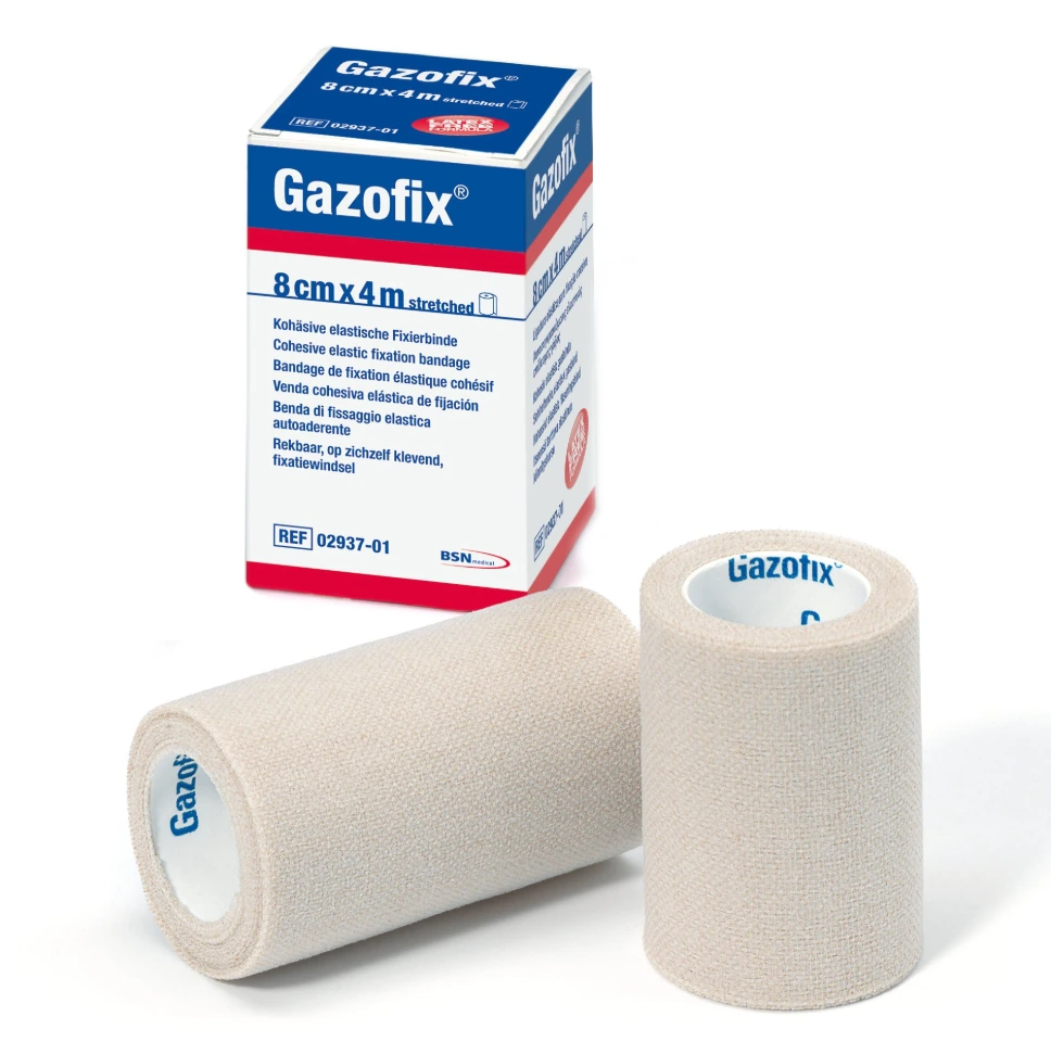BSN Gazofix -  elastisk fikseringsplaster 4m x 8cm