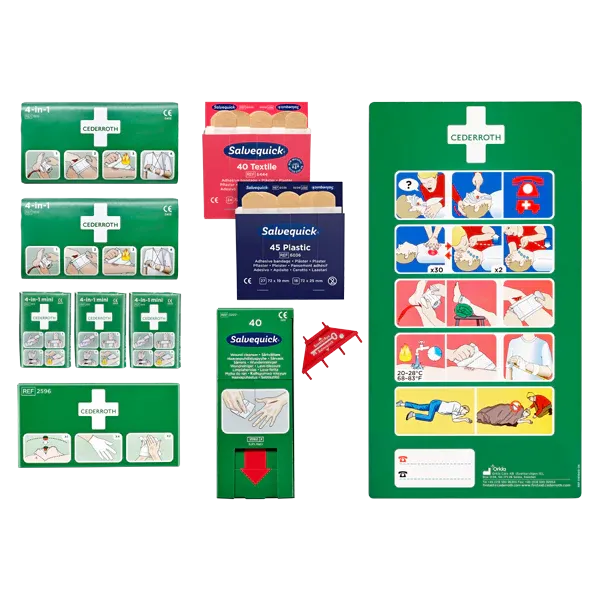 Cederroth - Refill pack to First Aid Station