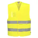 Portwest C475 – Hi-Vis vest double ID holder